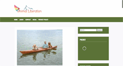 Desktop Screenshot of animalliberation.net