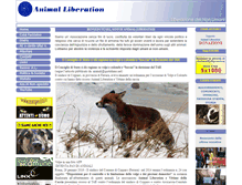 Tablet Screenshot of animalliberation.it